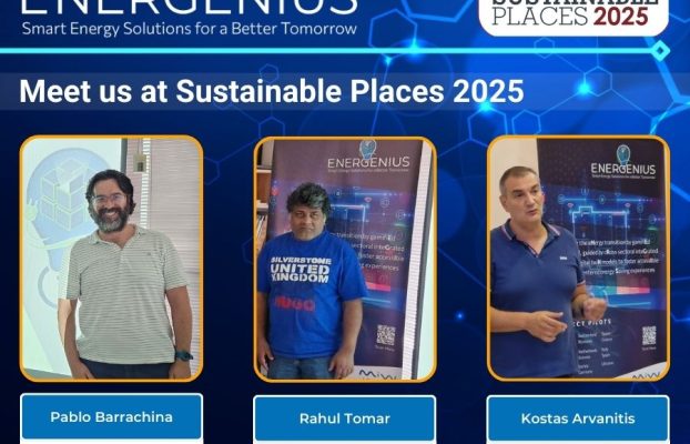 ENERGENIUS Showcased Live Innovation at Sustainable Places 2025 in Milan