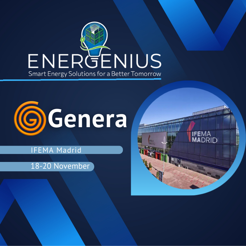ENERGENIUS at GENERA 2025 in IFEMA Madrid (18–20 November)